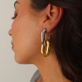 Duo Link Earrings