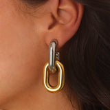 Duo Link Earrings
