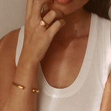 Phoebe Golden Bangle Bracelet