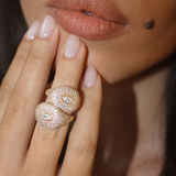 The Pinky Pavé Ring