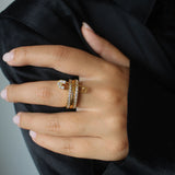Lauren 3 Layers Stacked Ring