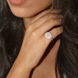 The Pinky Pavé Ring