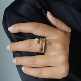 Lauren 3 Layers Stacked Ring