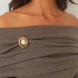 The Pearl Swirl Brooch