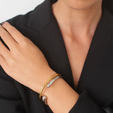 Phoebe Silver Bangle Bracelet