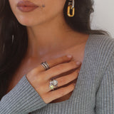 Duo Link Earrings