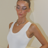 Polly Silver Choker Necklace
