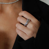 Mia Silver Stacked Ring