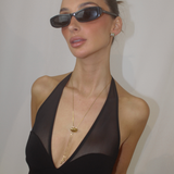The Slider Golden Necklace