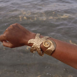 Starfish Cuff Bracelet