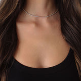 The Iconic Mini Zircon Choker Necklace