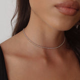 The Iconic Mini Zircon Choker Necklace