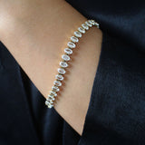 The Iconic Golden Tennis Bracelet