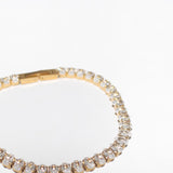 The Iconic Golden Tennis Bracelet