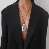 The Silver Comb Necklace