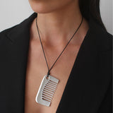 The Silver Comb Necklace