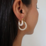 Amber Medium Hoops